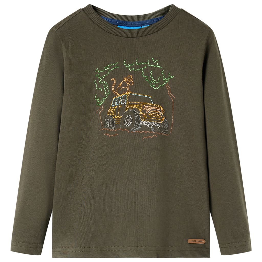 JUNG Vida Kinder-Langarmshirt Khaki 92