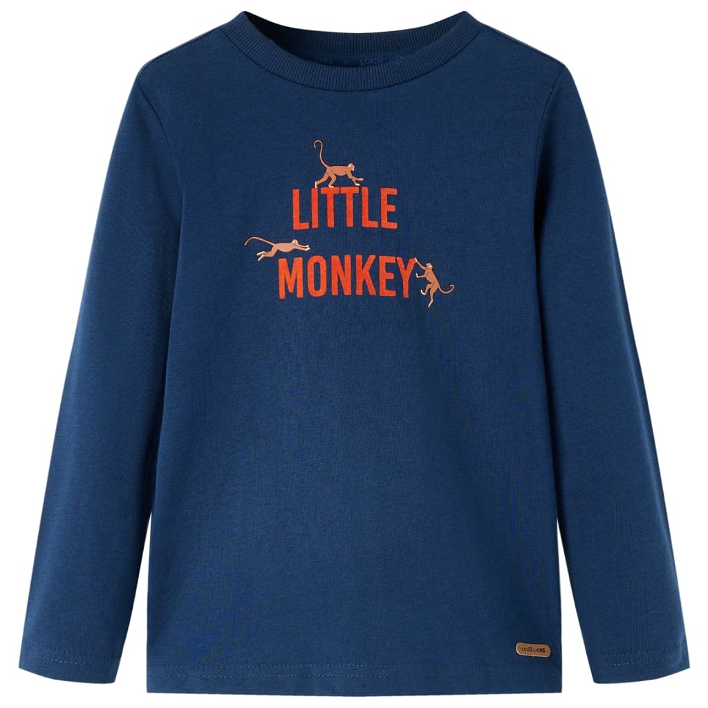 JUNG Vida Kinder-Langarmshirt Marineblau 92