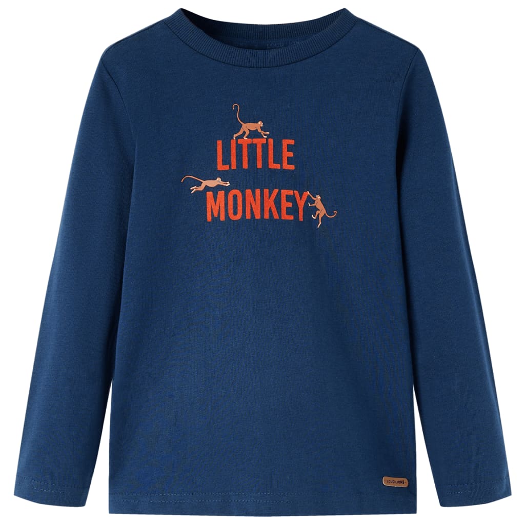 JUNG Vida Kinder-Langarmshirt Marineblau 128