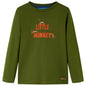 JUNG Vida Kinder-Langarmshirt Dunkles Khaki 140