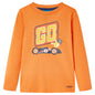 JUNG Vida Kinder-Langarmshirt Dunkelorange 116