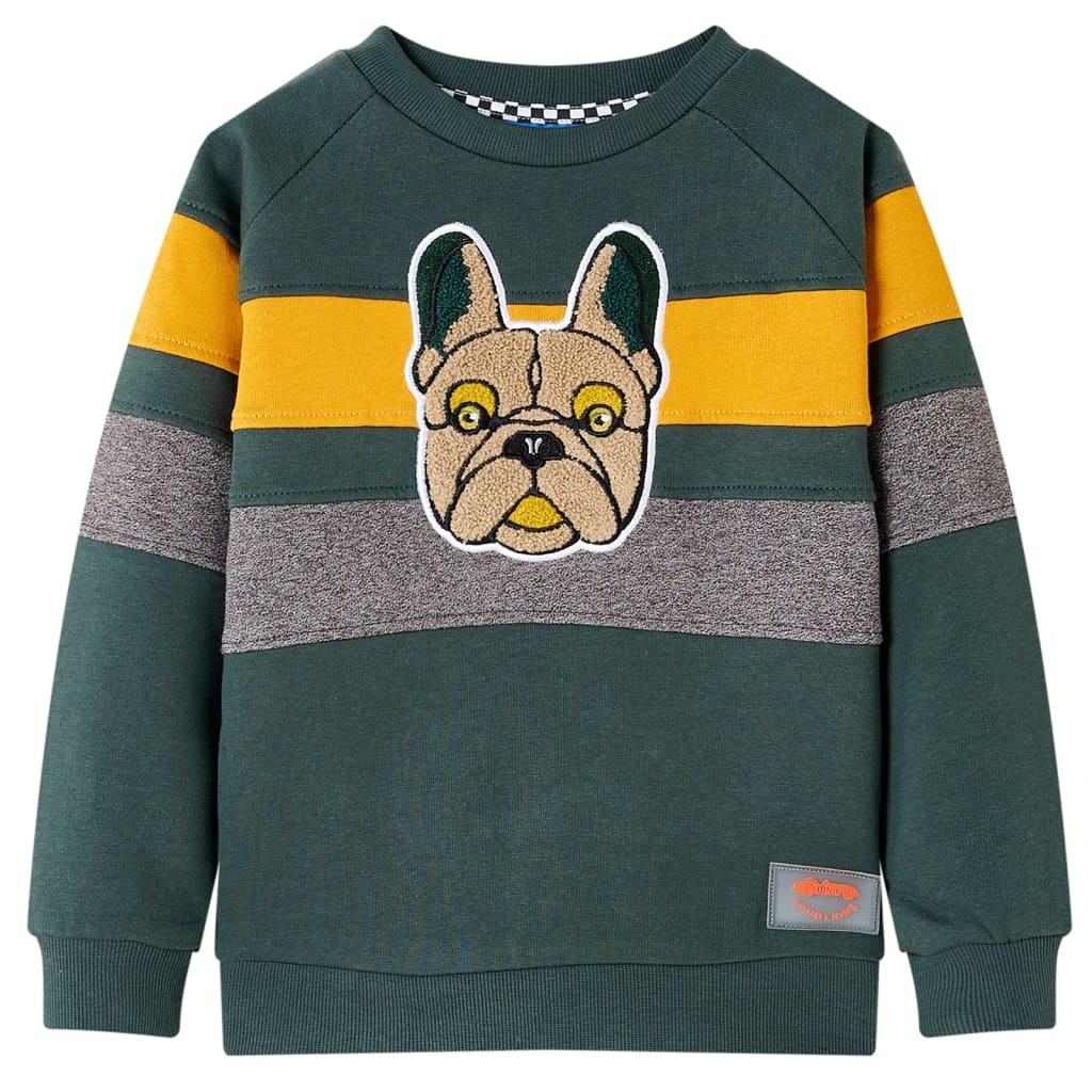 JUNG Vida Kinder-Sweatshirt Dunkelgrün 140