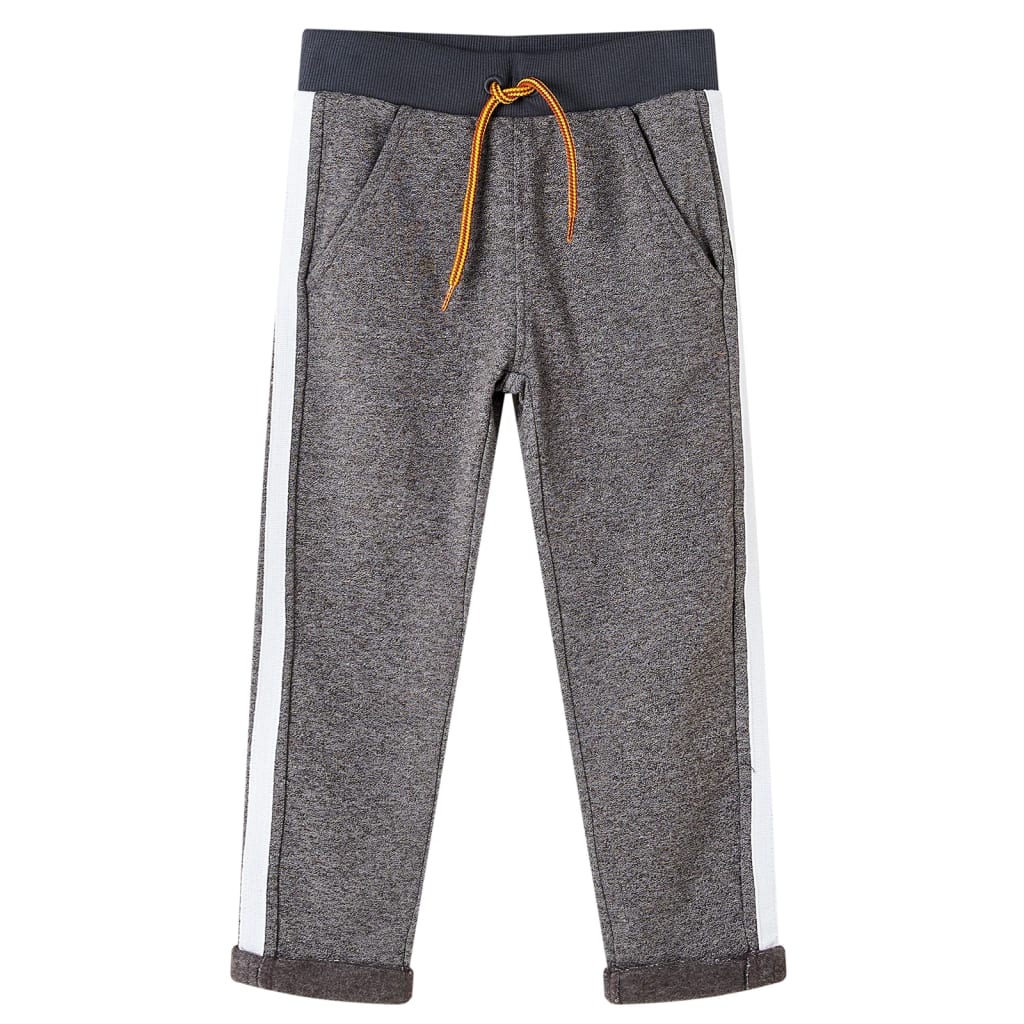 JUNG Vida Kinder-Trainingshose Dunkelgrau Melange 104