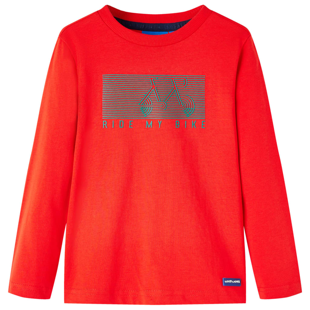 JUNG Vida Kinder-Langarmshirt Rot 128