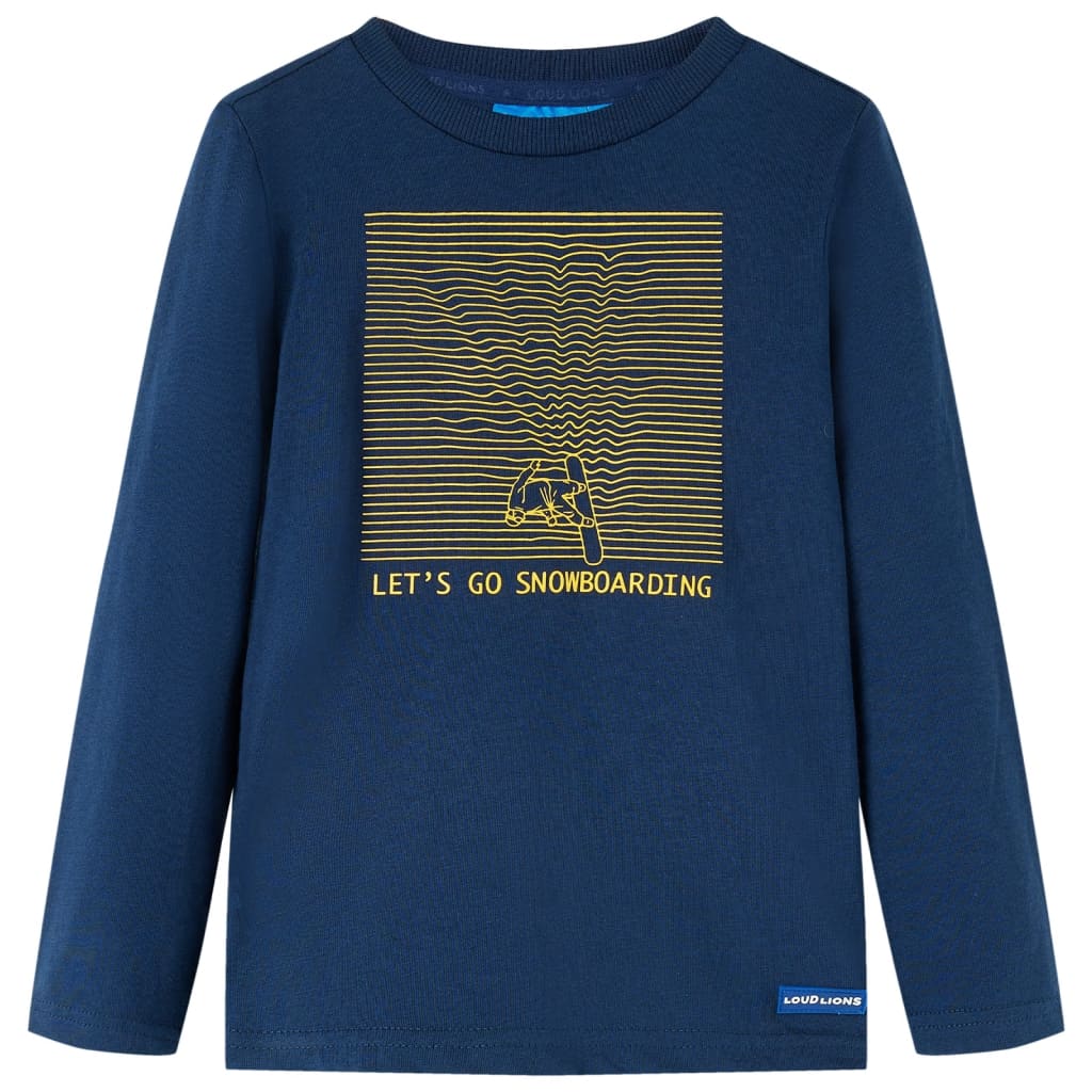 JUNG Vida Kinder-Langarmshirt Marineblau 92