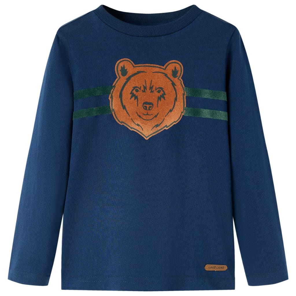 JUNG Vida Kinder-Langarmshirt Marineblau 116