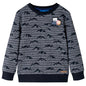 JUNG Vida Kinder-Sweatshirt Marineblau Melange 128