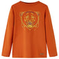 JUNG Vida Kinder-Langarmshirt Rostbraun 104
