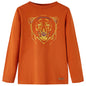 JUNG Vida Kinder-Langarmshirt Rostbraun 116
