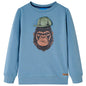JUNG Vida Kinder-Sweatshirt Mittelblau 104