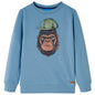 JUNG Vida Kinder-Sweatshirt Mittelblau 116