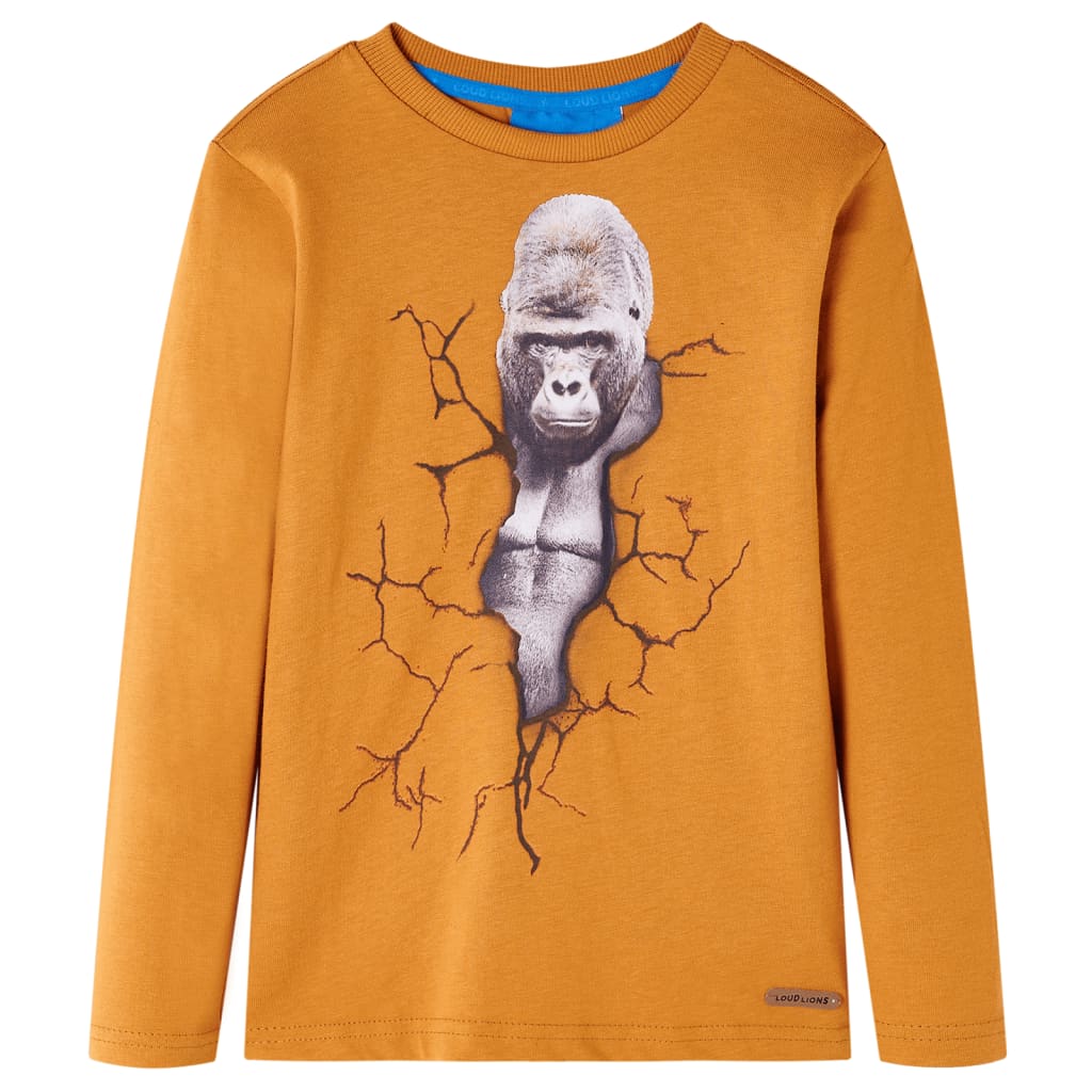 JUNG Vida Kinder-Langarmshirt Dunkelocker 116