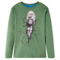 JUNG Vida Kinder-Langarmshirt Helles Khaki 128