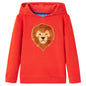 JUNG Vida Kinder-Kapuzenpullover Rot 128