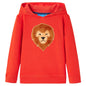JUNG Vida Kinder-Kapuzenpullover Rot 140