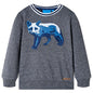 JUNG Vida Kinder-Sweatshirt Marineblau Melange 104