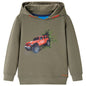 JUNG Vida Kinder-Kapuzenpullover Khaki 116