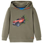 JUNG Vida Kinder-Kapuzenpullover Khaki 140