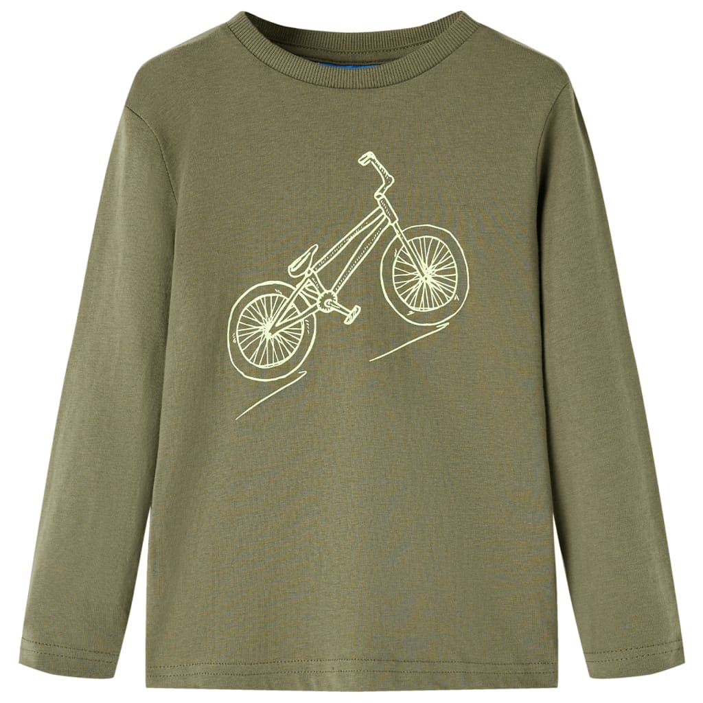 JUNG Vida Kinder-Langarmshirt Khaki 92