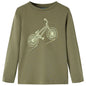 JUNG Vida Kinder-Langarmshirt Khaki 116