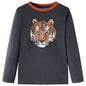 JUNG Vida Kinder-Langarmshirt Anthracite 116