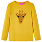 JUNG Vida Kinder-Langarmshirt Dunkles Ocker 104
