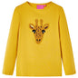 JUNG Vida Kinder-Langarmshirt Dunkles Ocker 116