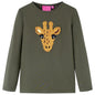 JUNG Vida Kinder-Langarmshirt Khaki 104