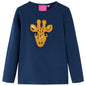 JUNG Vida Kinder-Langarmshirt Marineblau 140
