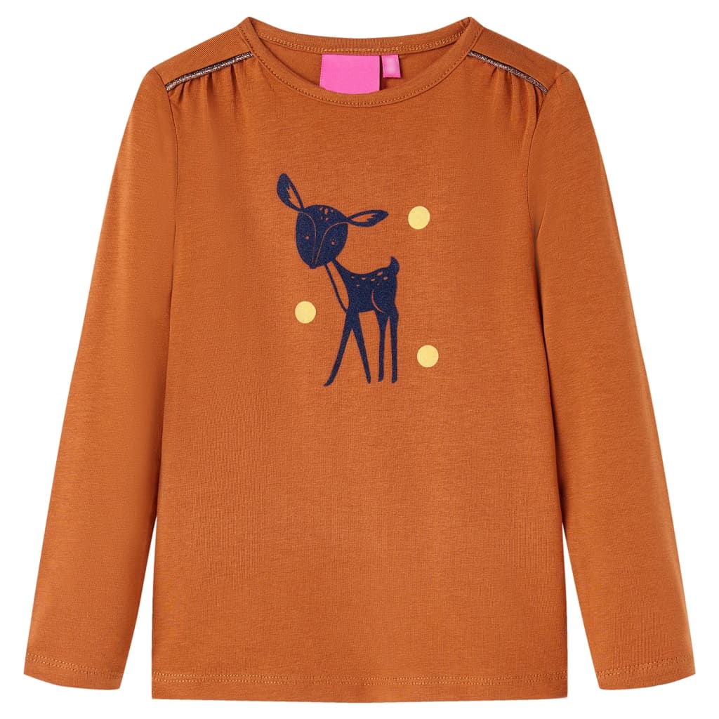JUNG Vida Kinder-Langarmshirt Cognac 92