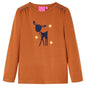 JUNG Vida Kinder-Langarmshirt Cognac 104