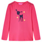 JUNG Vida Kinder-Langarmshirt Knallrosa 140