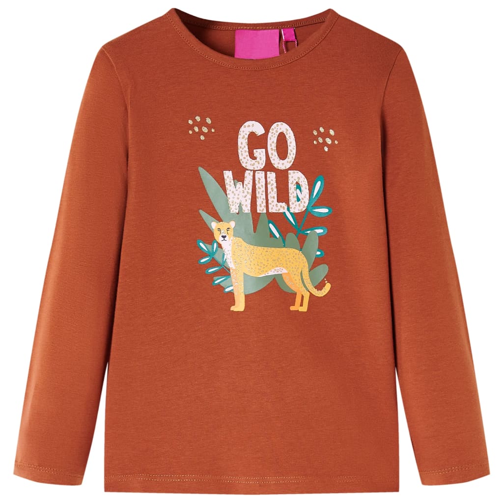 JUNG Vida Kinder-Langarmshirt Cognac 140