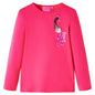 JUNG Vida Kinder-Langarmshirt Knallrosa 140