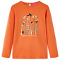 JUNG Vida Kinder-Langarmshirt Dunkelorange 128