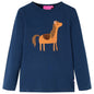 JUNG Vida Kinder-Langarmshirt Marineblau 128