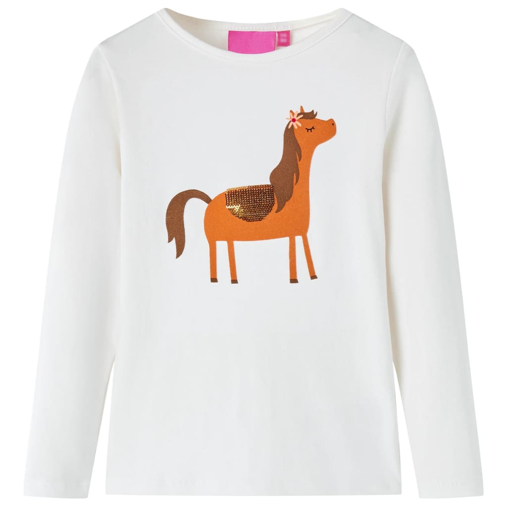JUNG Vida Kinder-Langarmshirt Ecru 104