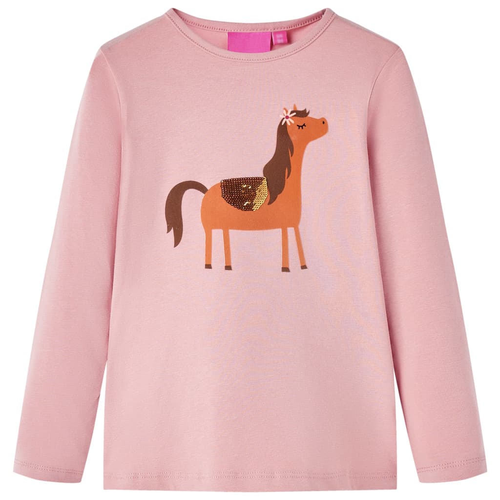 JUNG Vida Kinder-Langarmshirt Hellrosa 128