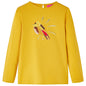 JUNG Vida Kinder-Langarmshirt Dunkles Ocker 128