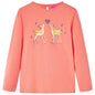 JUNG Vida Kinder-Langarmshirt Korallenrosa 128