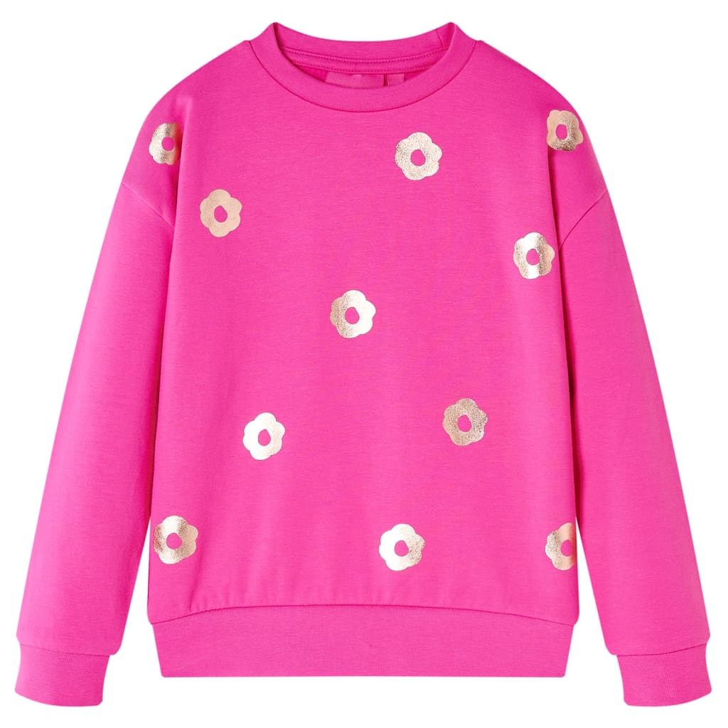 JUNG Vida Kinder-Sweatshirt Dunkelrosa 140