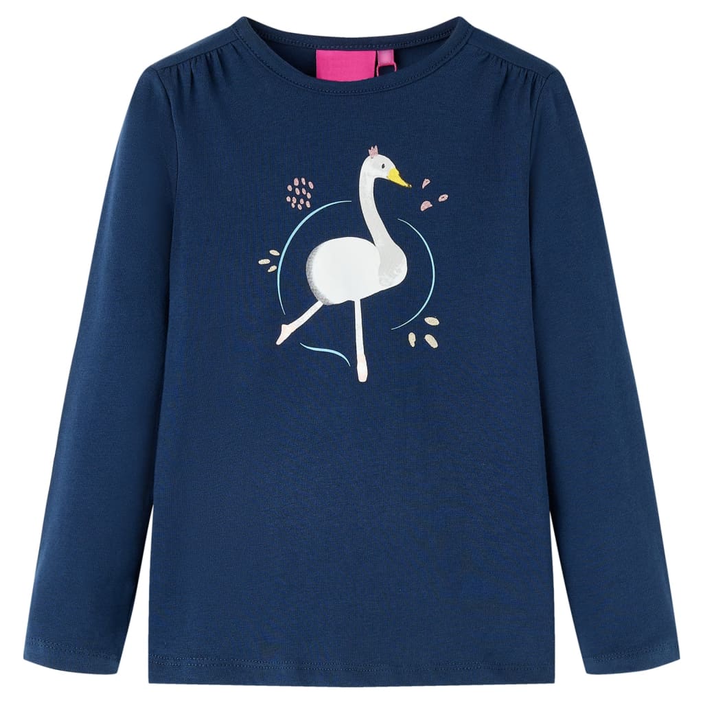 JUNG Vida Kinder-Langarmshirt Marineblau 92