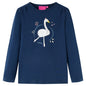 JUNG Vida Kinder-Langarmshirt Marineblau 140