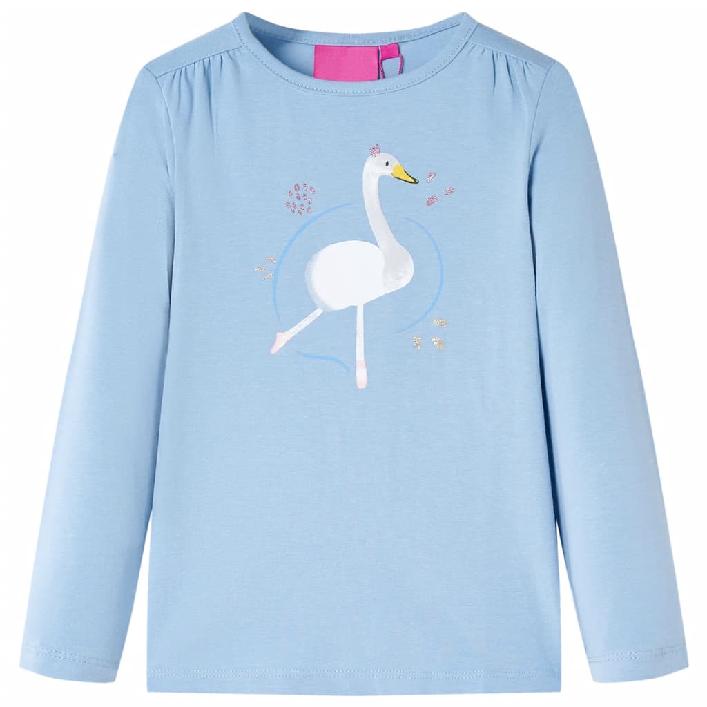 JUNG Vida Kinder-Langarmshirt Hellblau 140