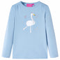 JUNG Vida Kinder-Langarmshirt Hellblau 140