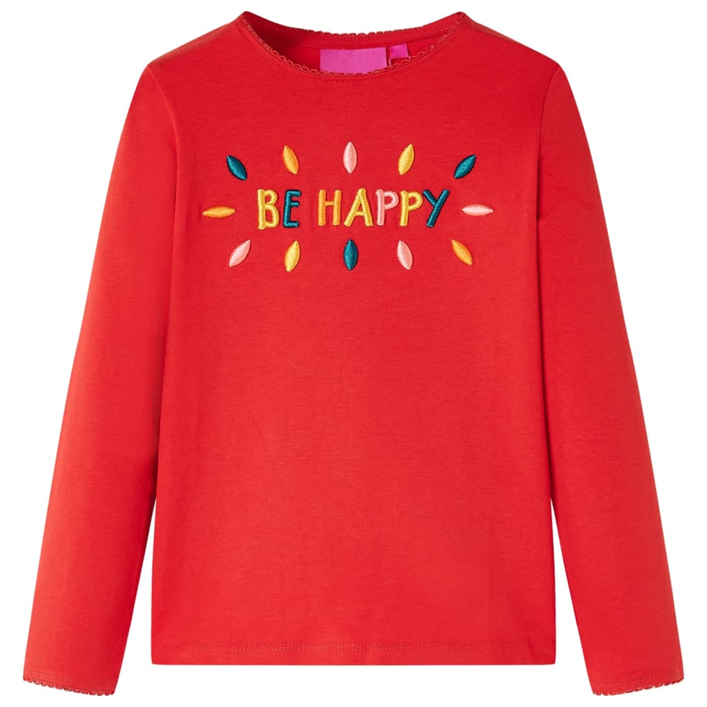 JUNG Vida Kinder-Langarmshirt Rot 116