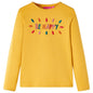 JUNG Vida Kinder-Langarmshirt Dunkles Ocker 116
