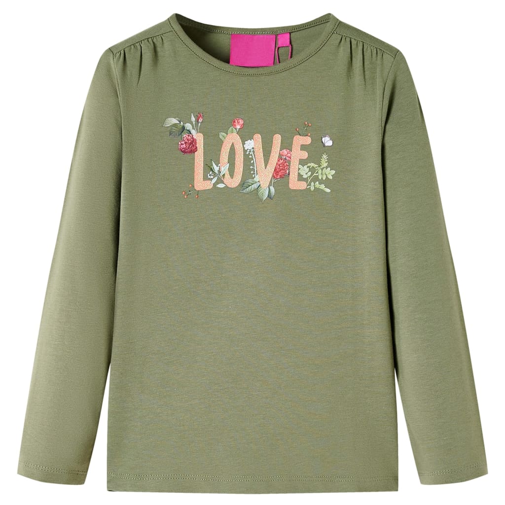 JUNG Vida Kinder-Langarmshirt Khaki 104