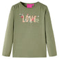 JUNG Vida Kinder-Langarmshirt Khaki 116