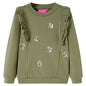 JUNG Vida Kinder-Sweatshirt Khaki 116